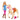 Barbie dukke og hest