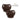 Pacifiers 2-pack, 0-6 måneder-chokolade