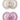 Pacifier, original 6-16 måneder - Natur / Pink